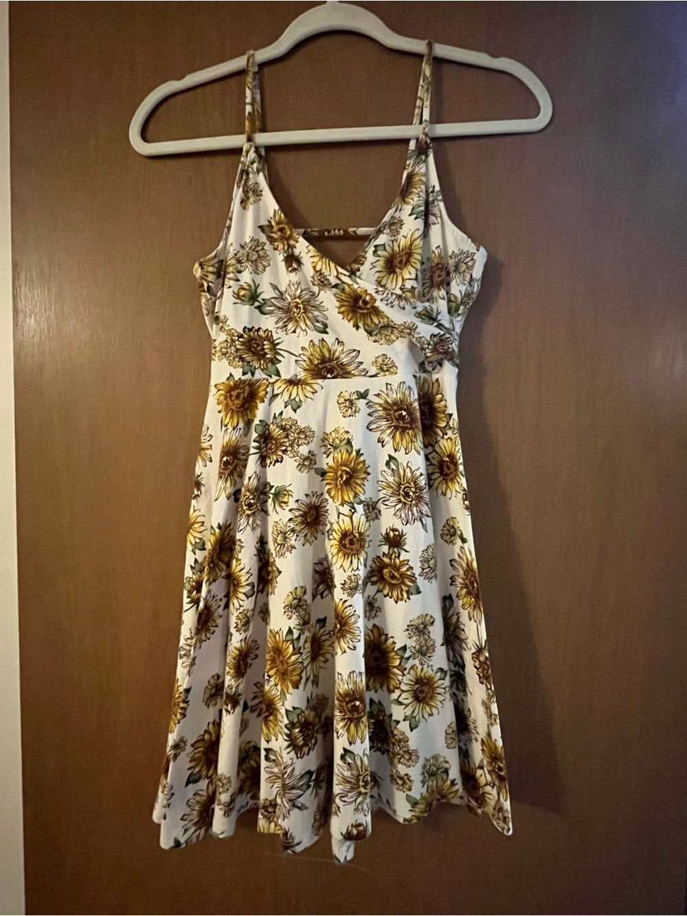 Forever 21 sunflower skater dress